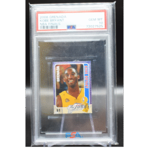 2008 Grenada - Kobe Bryant - NBA Finals Stamp - PSA 10