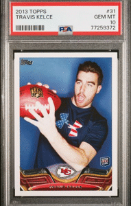 2013 Topps Football - Travis Kelce 31 - PSA 10