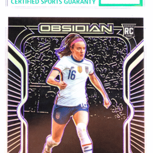 2020-21 Panini Obsidian - Rose Lavelle 97 - Etch Purple /75 - CSG 9