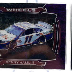 2020 Panini Prizm - Denny Hamlin 65 - Purple Velocity /199 - CSG CGC 9.5