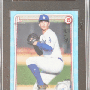 2020 Topps Bowman Draft - Bobby Miller BD-38 - 1st Bowman Sky Blue /499 - SGC 9.5