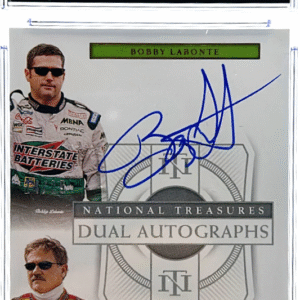 2021 Panini National Treasures - Bobby Labonte / Terry Labonte - Dual Autographs - CSG CGC 8 / 10