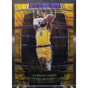 2021 Panini Select Basketball - Lebron James 100 - Gold Wave