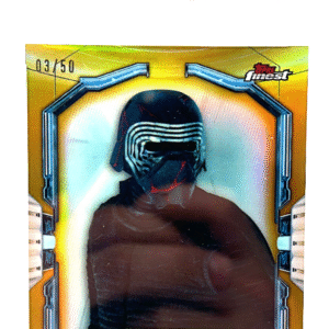 2022 Topps Finest Star Wars - Kylo Ren 113 - Gold Refractor /50 - PSA 9