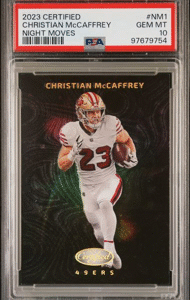 2023 Panini Certified Football - Christian McCaffrey NM-1 - Night Moves - PSA 10