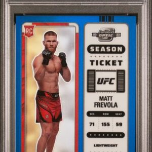 2023 Panini Chronicles UFC - Matt Frevola 351 - Blue /99 - PSA 10