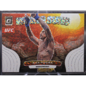 2023 Panini Donruss Optic UFC - Alex Pereira 5 - White Sparkle Rising Sun