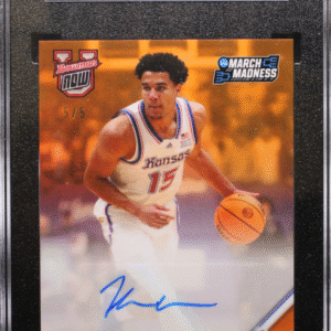 2024 Bowman U NOW - Kevin Mccullar Jr 18E - March Madness Orange /5 - SGC 10 / 10