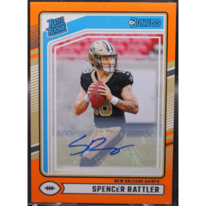 2024 Donruss Football - Spencer Rattler 359 - Orange Rated Rookie Auto