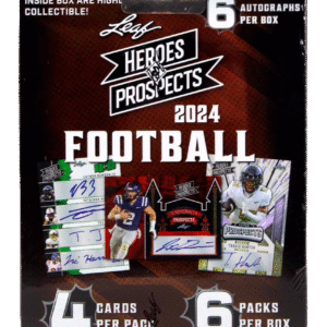 2024 Leaf Heroes & Prospects Football Hobby Box