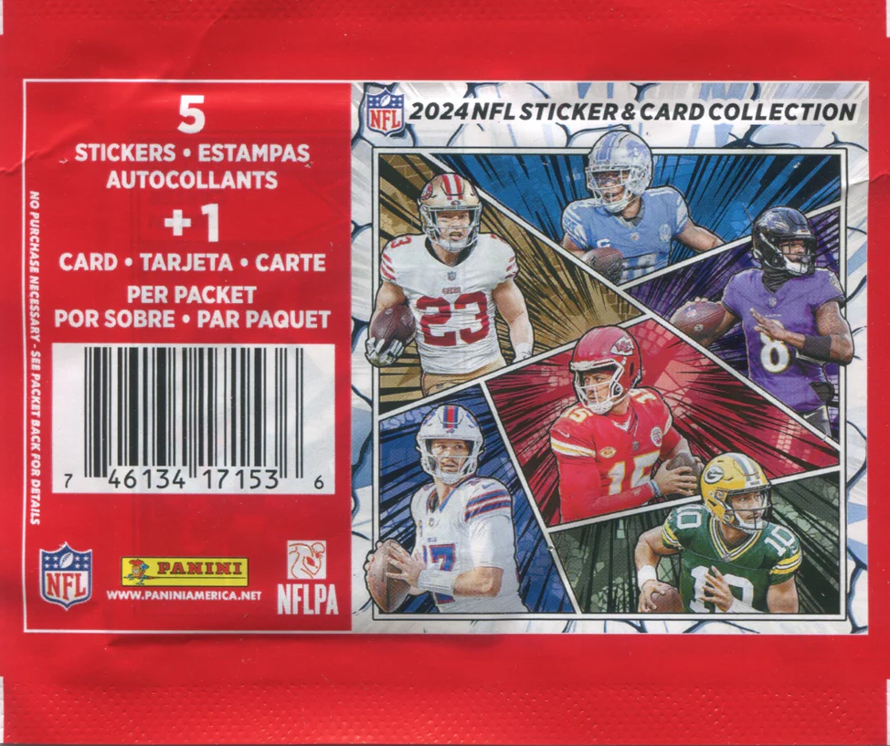 2024 Panini Football Sticker Collection Packet
