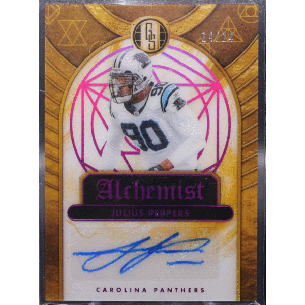 2024 Panini Gold Standard Football - Julius Peppers AL-JPS - Purple Auto /24