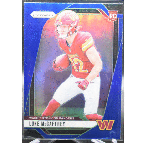 2024 Panini Prizm Football - Luke Mccaffrey 367 - Blue SSP