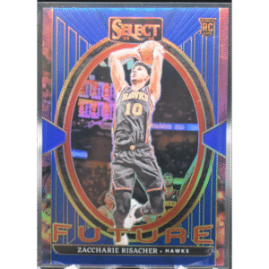 2024 Panini Select Basketball - zaccharie risacher 18 - Future Blue /75