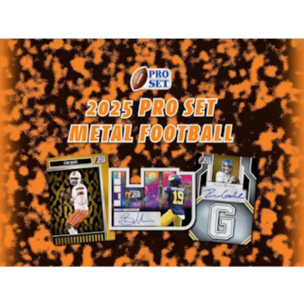2025 Leaf Pro Set Metal Football Hobby Box