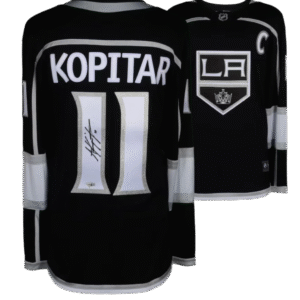 Anze Kopitar Los Angeles Kings Fanatics Authentic Autographed Black Fanatics Breakaway Jersey