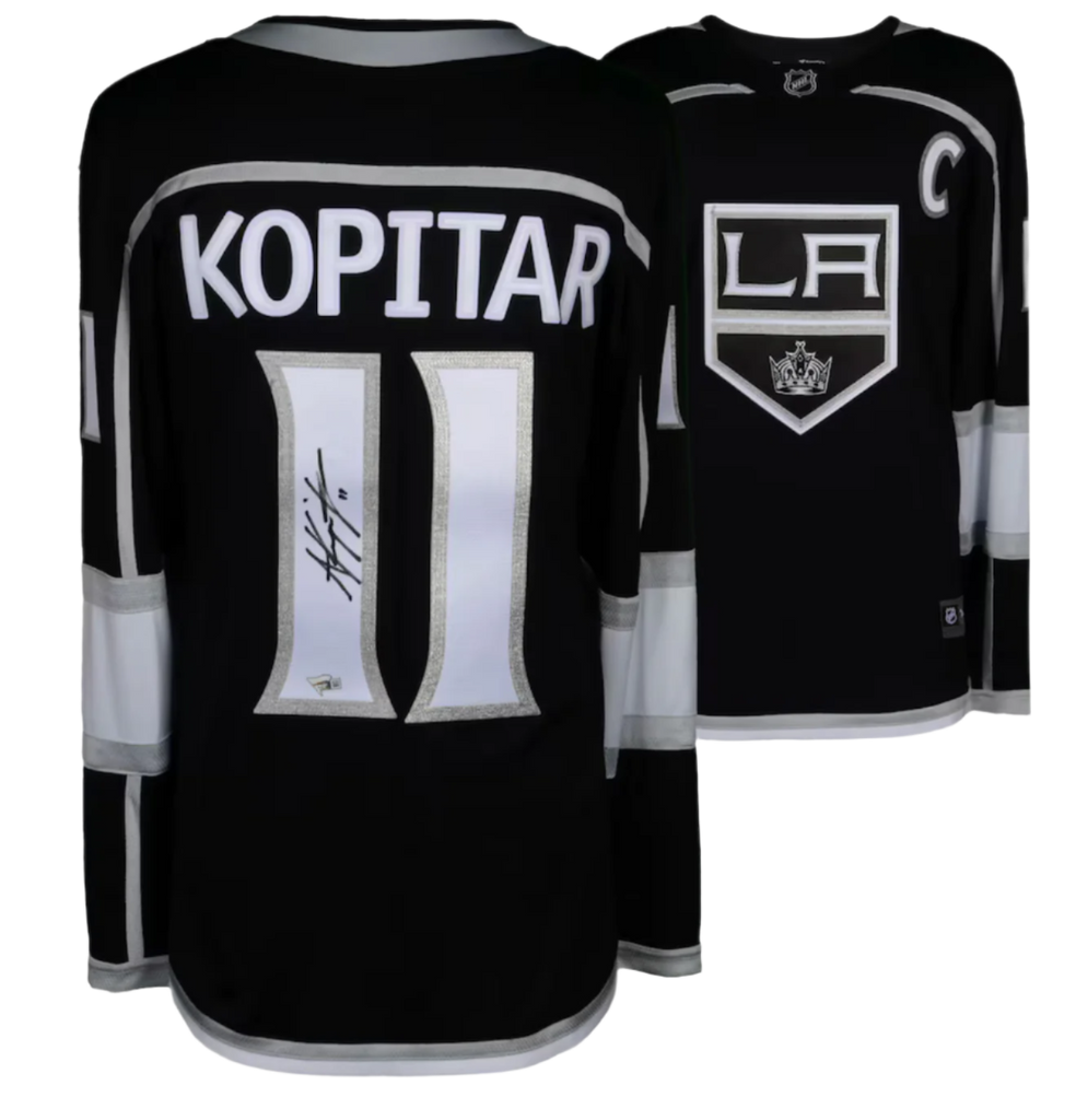 Anze Kopitar Los Angeles Kings Fanatics Authentic Autographed Black Fanatics Breakaway Jersey