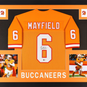 Baker Mayfield Autographed Signed Custom Framed Jersey Display (Beckett)
