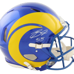 Braden Fiske Autographed Signed Full Size Authentic Riddell On Field NFL Speed Helmet (Beckett)