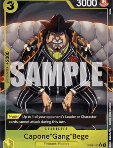 Capone"Gang"Bege (OP04-100) (Alternate Art) - Premium Booster -The Best- (PRB-01)