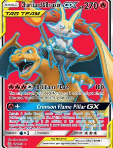 Charizard & Braixen GX (Full Art) - SM - Cosmic Eclipse (SM12)