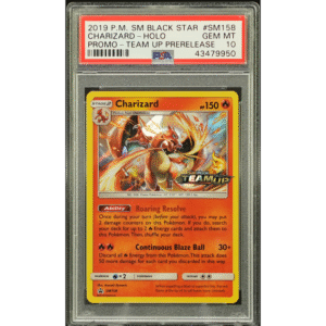 Charizard sm158 Team Up PreRelease Promo - 2019 Pokemon - PSA 10
