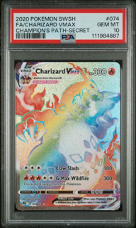 Charizard Vmax 074/073 Champions Path - 2020 Pokemon - PSA 10