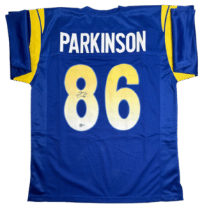 Colby Parkinson Autographed Signed Custom Jersey - Beckett