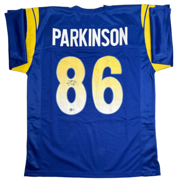 Colby Parkinson Autographed Signed Custom Jersey - Beckett
