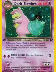 Dark Slowbro (12) - Team Rocket (TR) 1st Edition