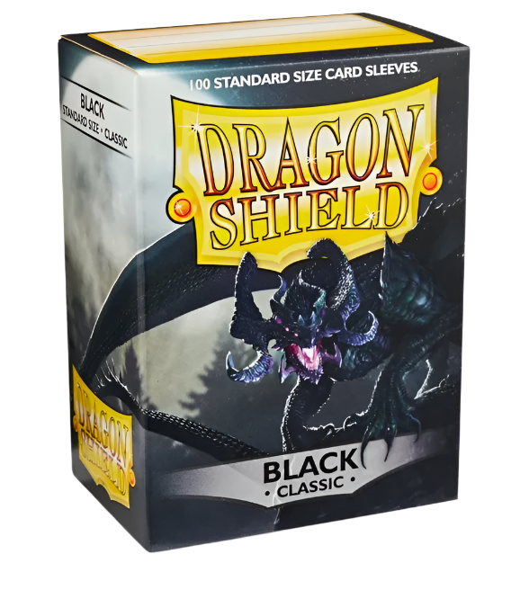 Dragon Shield Sleeves: Black Classic (Box of 100)