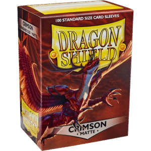 Dragon Shield Sleeves: Crimson Matte (Box Of 100)