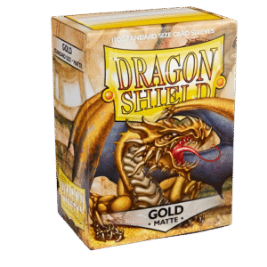 Dragon Shield Sleeves: Gold Matte (Box Of 100)