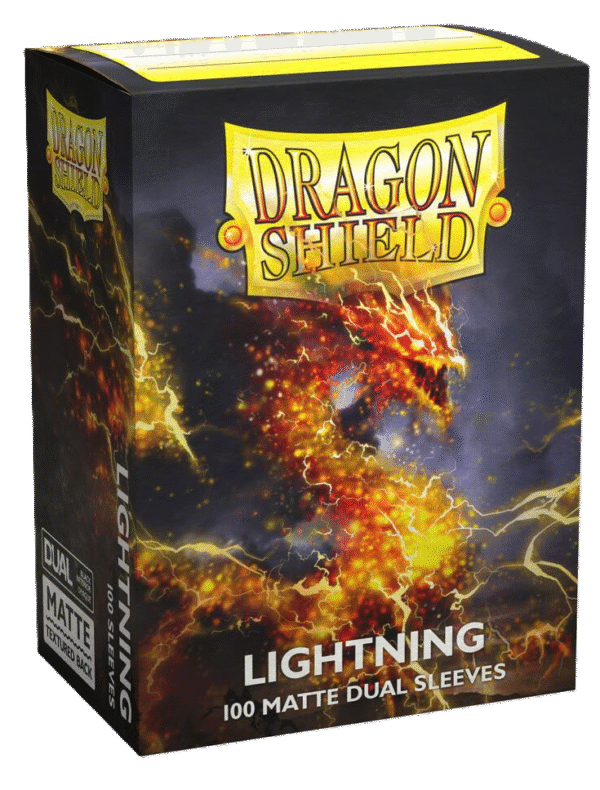 Dragon Shield Sleeves: Lightning Standard Dual Matte (Box Of 100)