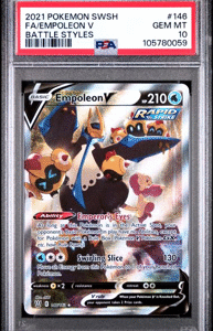 Empoleon V 146/163 Battle Styles - 2021 Pokemon - PSA 10
