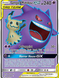 Gengar & Mimikyu GX (Full Art) - SM - Team Up (SM9)