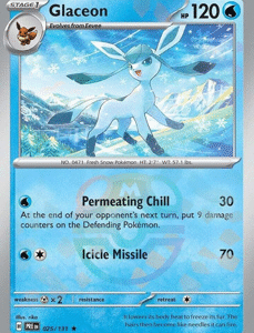 Glaceon (Master Ball Pattern) - SV: Prismatic Evolutions (PRE)