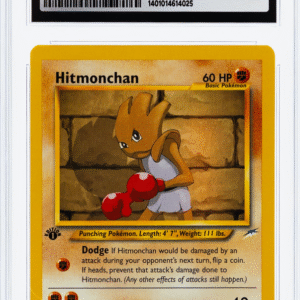 Hitmonchan 69/105 Neo Destiny 1st Edition - 2002 Pokemon - CGC 10