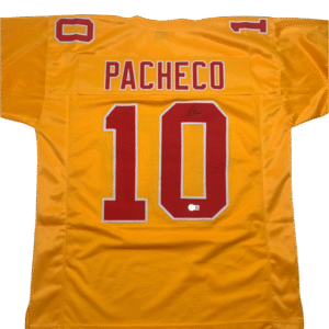 Isiah Pacheco Autographed Signed Kansas City Custom Jersey - Beckett Certified