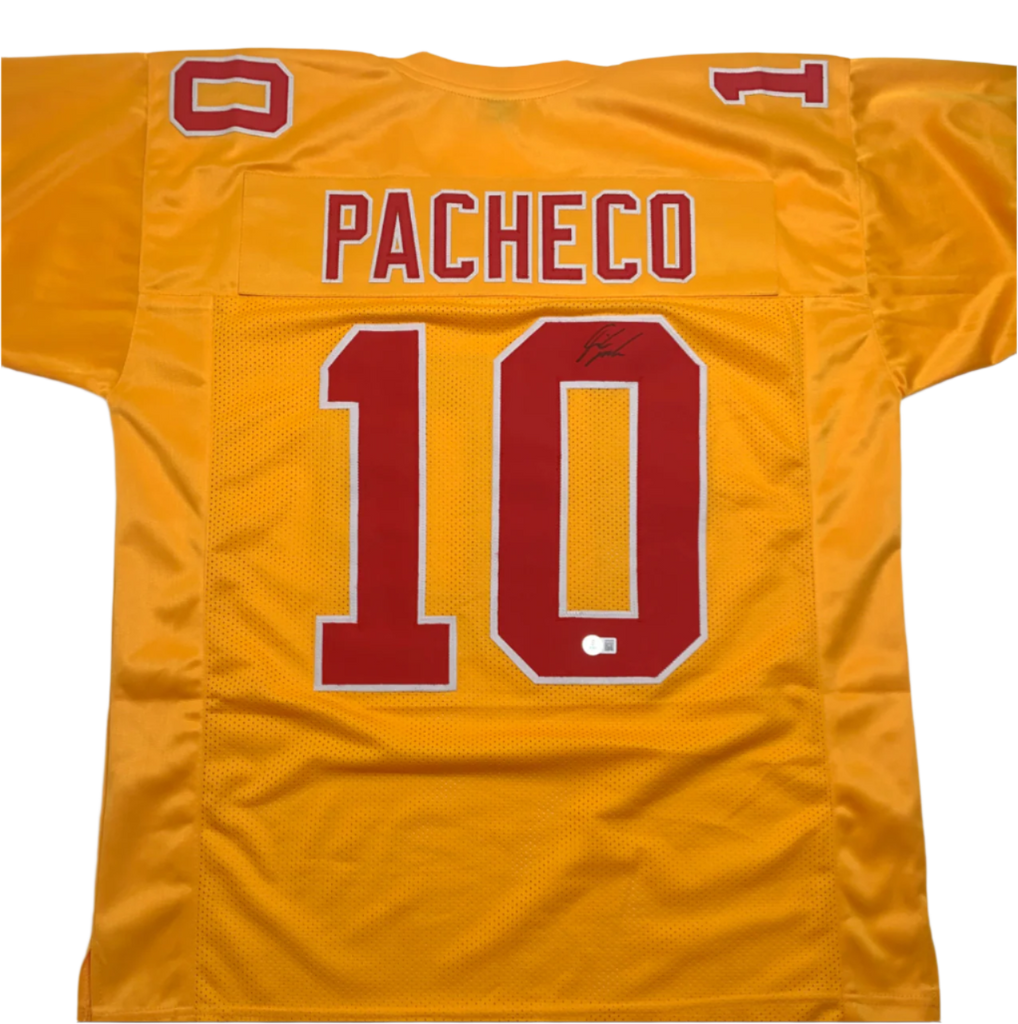 Isiah Pacheco Autographed Signed Kansas City Custom Jersey - Beckett Certified