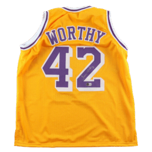 James Worthy Signed Autographed Custom Jersey (Beckett)