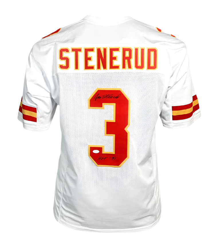 Jan Stenerud Autographed Jersey - JSA Authenticated