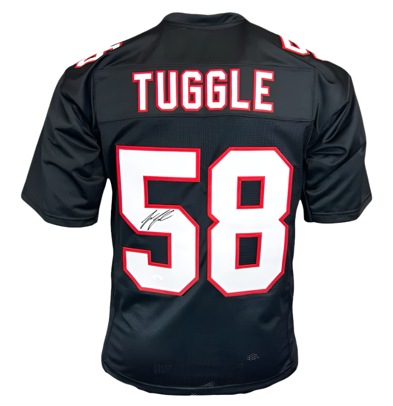Jessie Tuggle Autographed Jersey JSA Authenticated