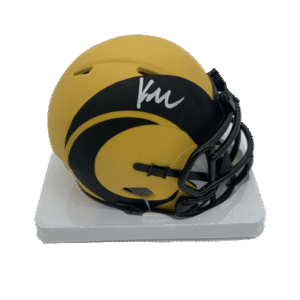 Kyren Williams Autographed Signed Rave Mini Helmet - Beckett Certified