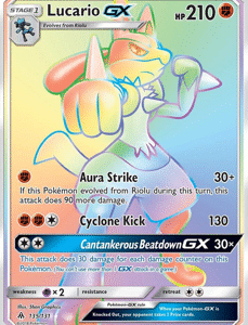 Lucario GX (Secret) - SM - Forbidden Light (SM06)