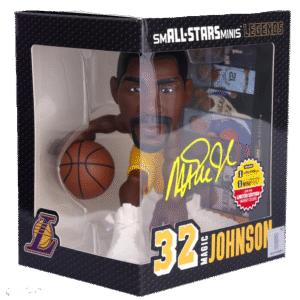 Magic Johnson Los Angeles Lakers Autographed Fanatics Authentic sm ALL-STARS Minis 6" Figurine
