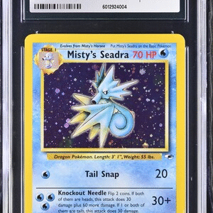 Misty's Seadra - Gym Heroes Prerelease Promo - 2000 Pokemon - CGC 10