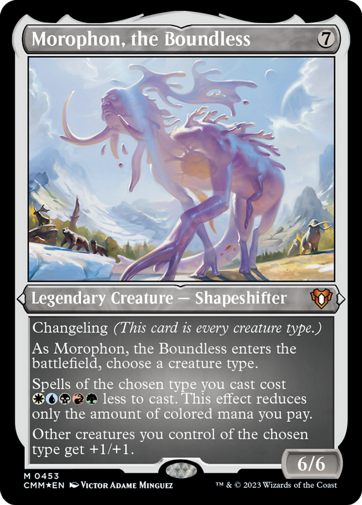 Morophon, the Boundless (Foil Etched) - Commander Masters (CMM)