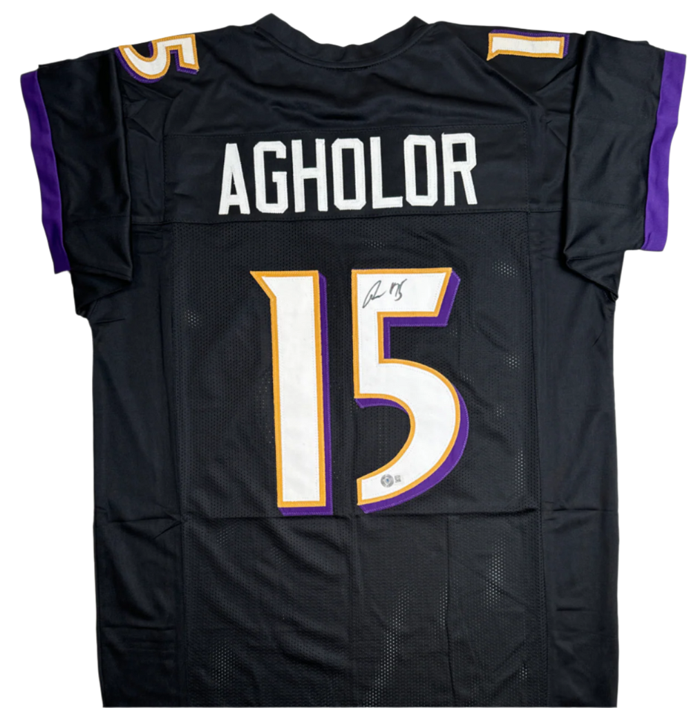 Nelson Agholor Autographed Signed Ravens Football Jersey (Beckett)