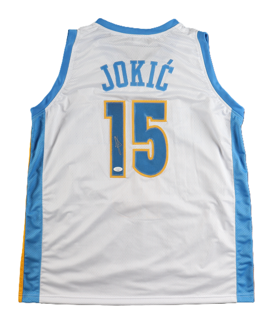 Nikola Jokic Signed Autographed Custom Jersey (JSA)
